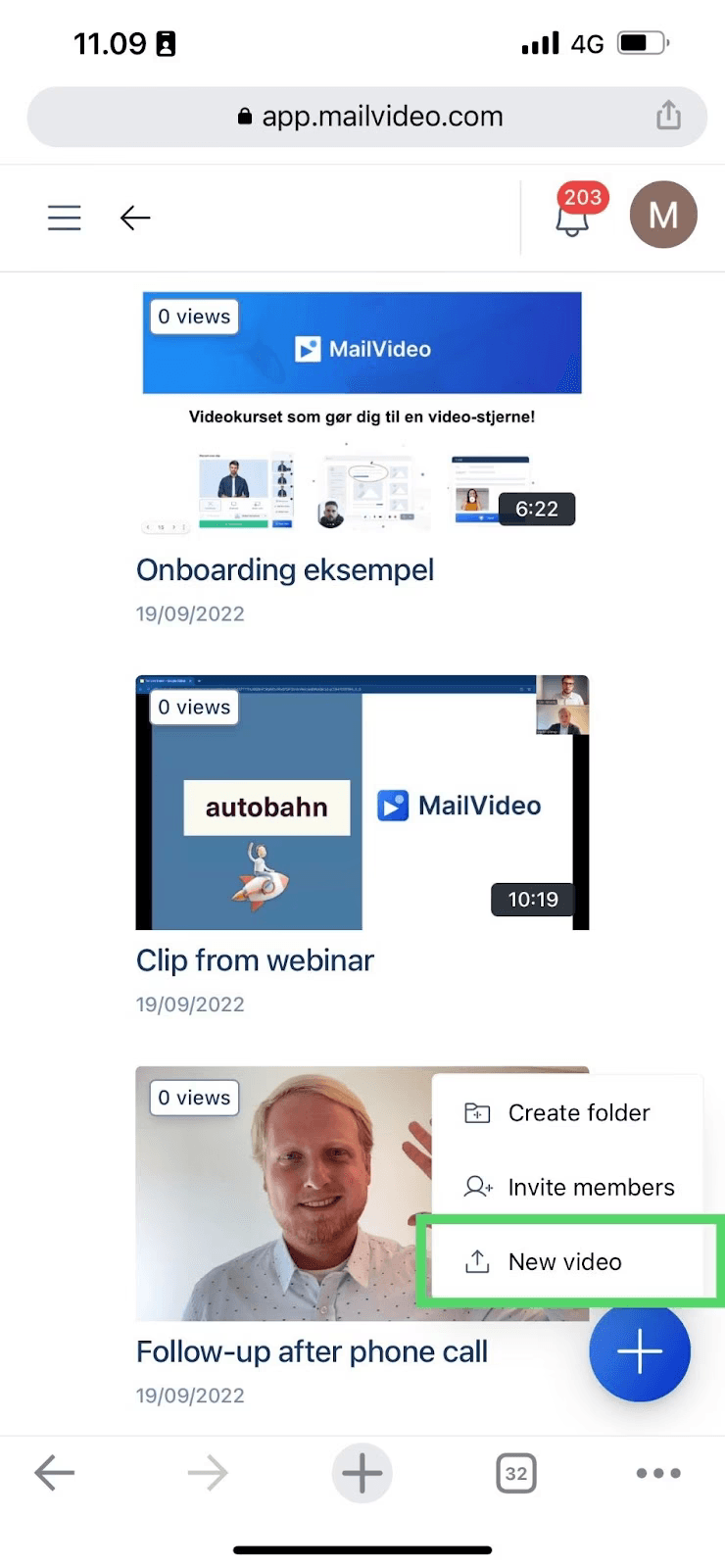 Mobile App New Video