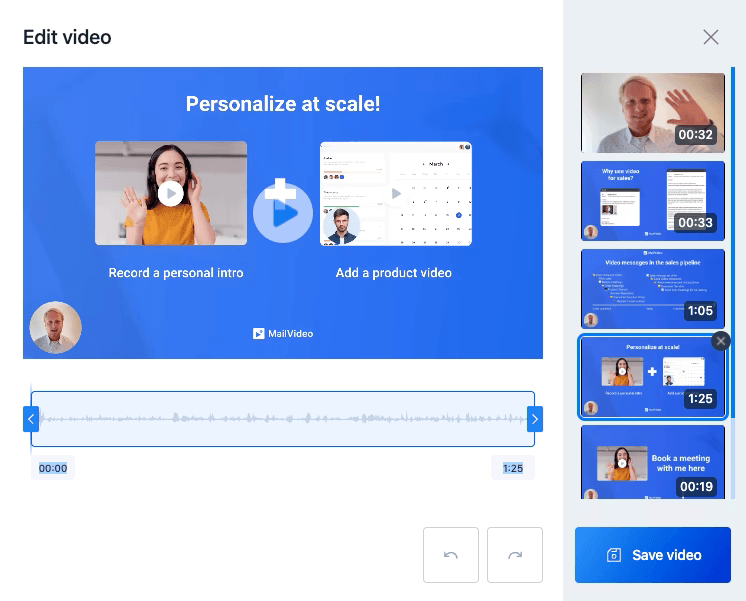 Multiple Clips Interface