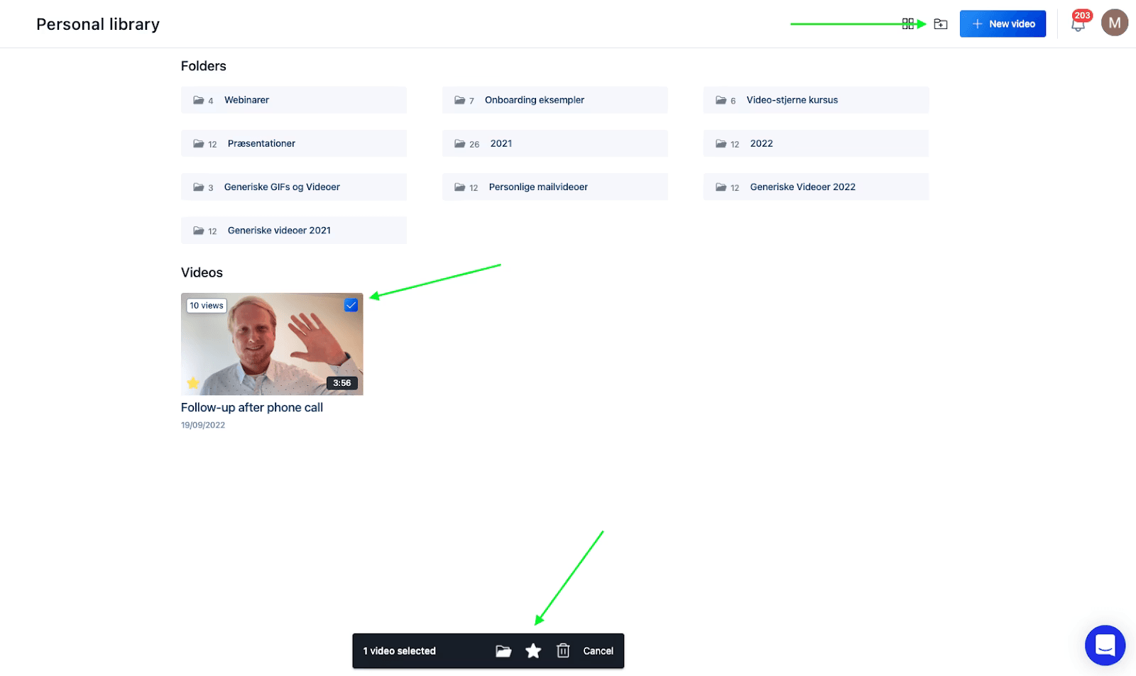 Multiple Video Selection