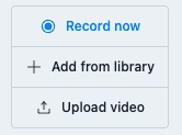 Upload Video Button