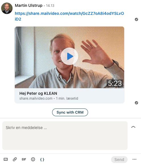 Video Preview in Message