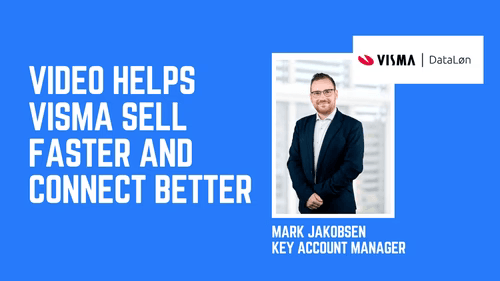 Visma Dataløn Leverages Video Messaging to Accelerate B2B Sales
