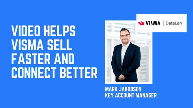 Visma Dataløn Leverages Video Messaging to Accelerate B2B Sales